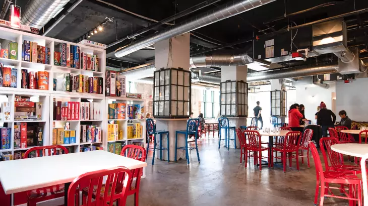 cafe with board games