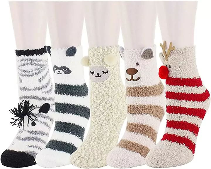 fuzzy socks